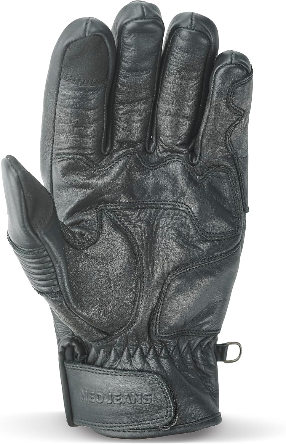 Leather Motorcycle Gloves with Adjustable Fitting Bike Riding Gloves for Riders