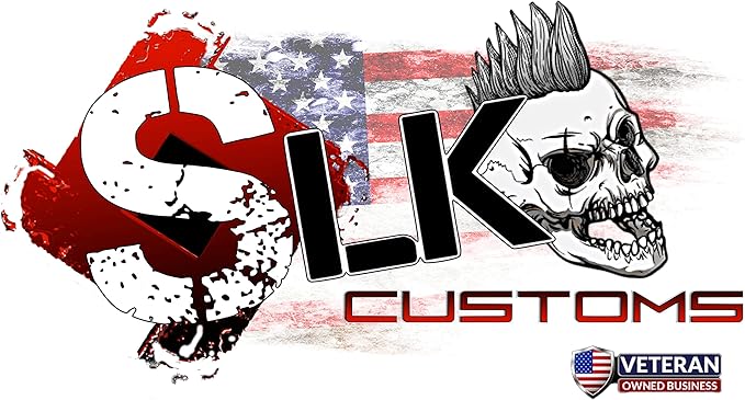 SLK-Lights VT1300 Fury LED Daymaker Black Headlight 5 3/4"- Direct Fit - Plug & Play - Compatible Honda VT1300 2010-2022 Honda Fury, Sabre, Interstate, and Stateline (Black)