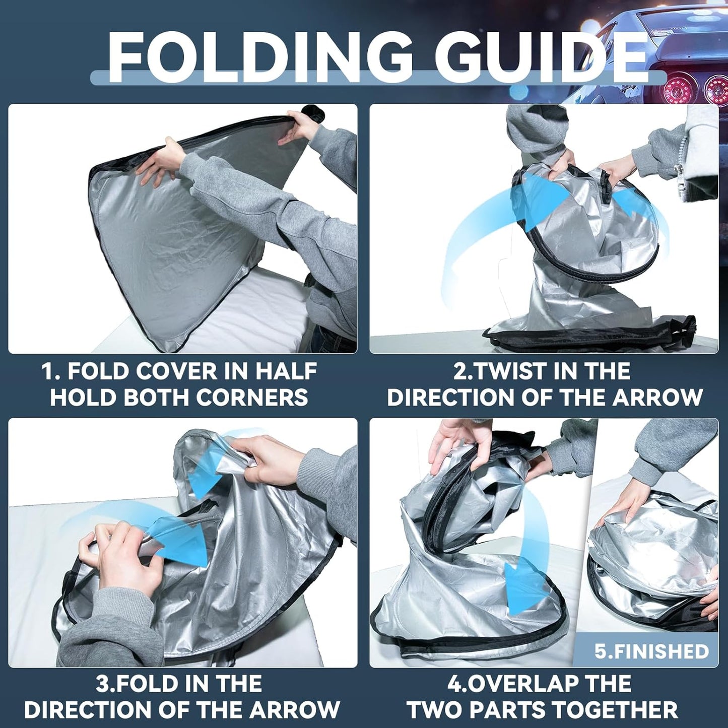 Sun Shade for Honda Odyssey Windshield Cover 2018-2024 2025 2026 4-Layer Front Window Shade Custom for Odyssey LX EX EX-L Touring Elite Sunshade 240T Shade Blocks UV Rays Cooler Car Accessories