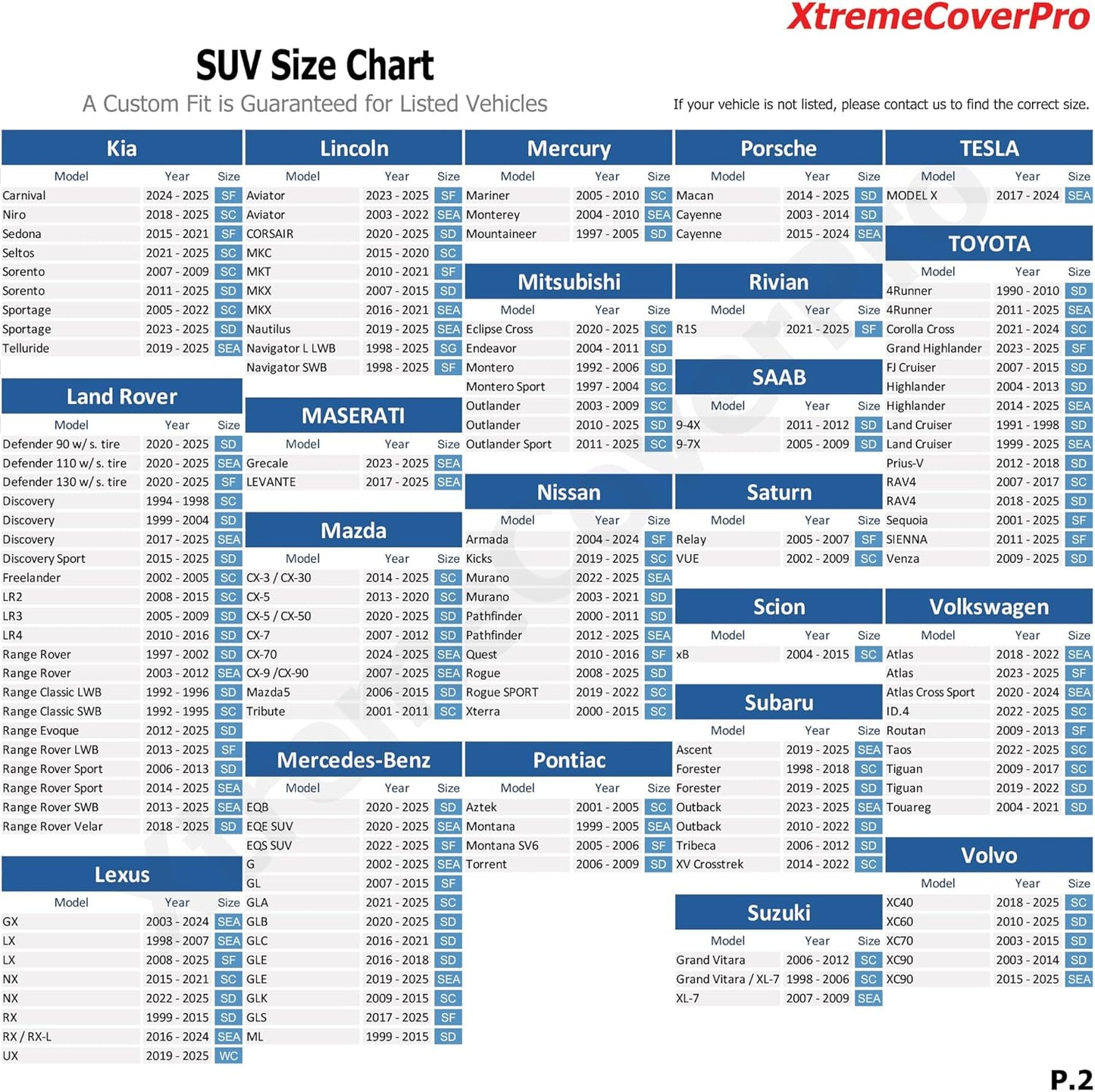 All Weather Waterproof car Cover Good for rain Snow uv Protection dust Large Size SUV Sienna Escalade Tahoe Yukon X7 Sequoia Range Rover Pacifica Gray