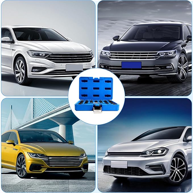 22PCS for V/W Wheel Lock Removal Kit, Locking Lug Nut Removal Tool, Wheel Lock Key Set, Wheel Lock Nut Socket Adapter Set for Wheel Anti-Theft Locks