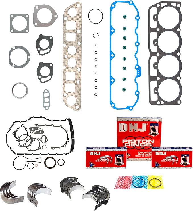DNJ RRK1122 Engine Re-Ring Kit for 1997-2002 Dodge Jeep Cherokee Dakota Wrangler 2.5L L4 8V OHV 150cid