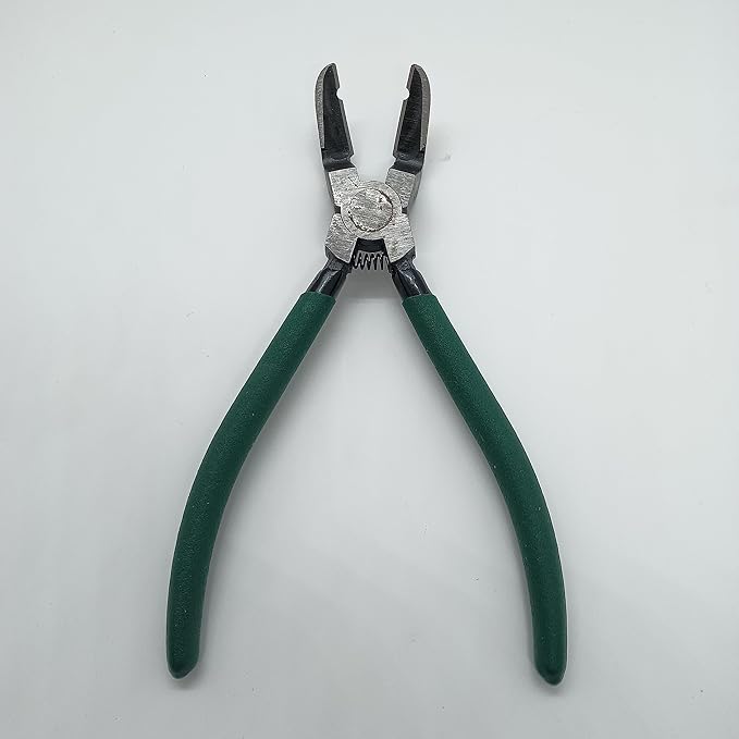 Multifunctional V-Type Automotive Clip Pliers - Heavy-Duty Carbon Steel Tool for Prying, Pulling & Gripping - Heat-Treated Blade, Universal Car Fastener Removal & Installation