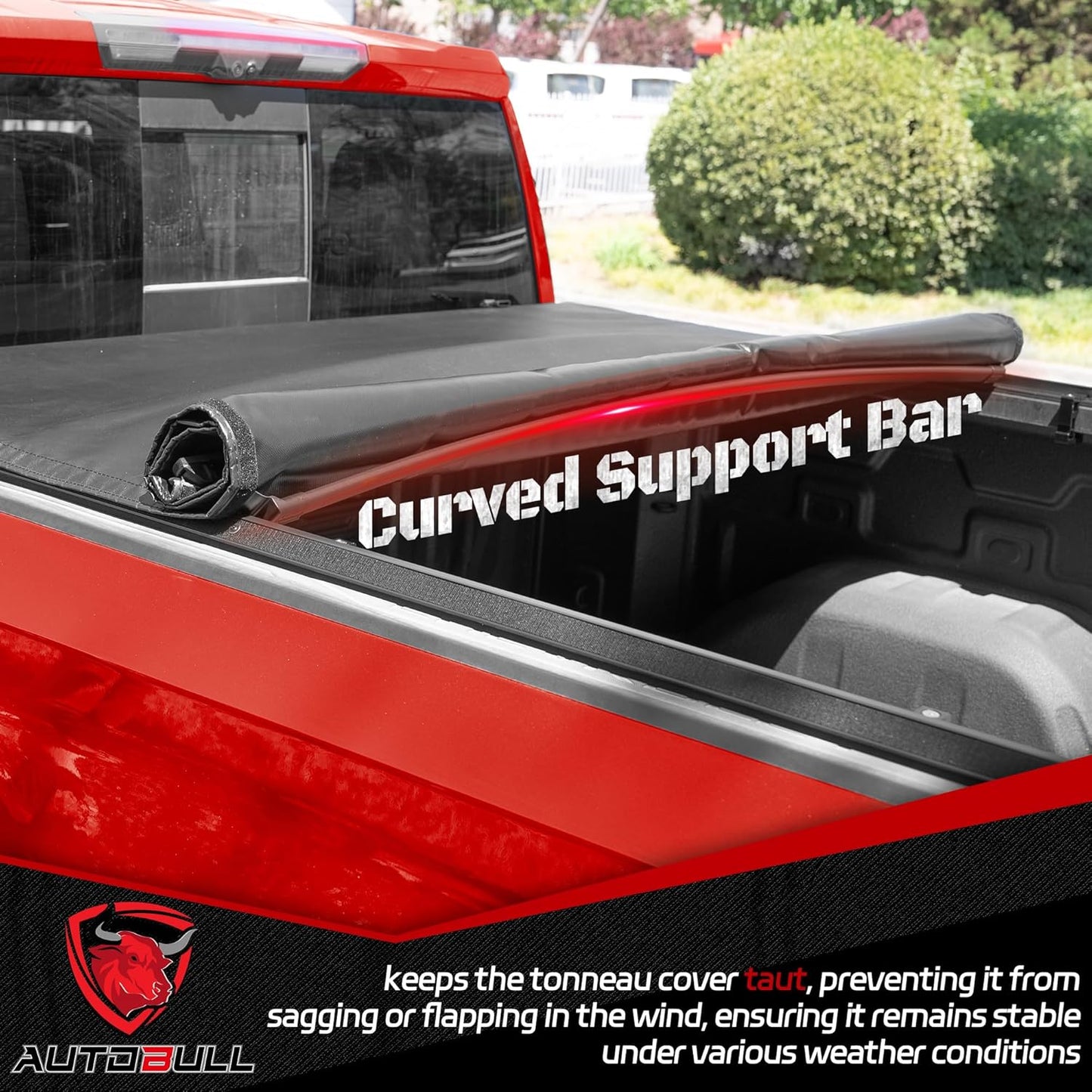 Soft Roll-up tonneau Cover Compatible with 2022-2025 Toyota Tundra 5.5ft Bed, PVC Top Alloy Steel Structure