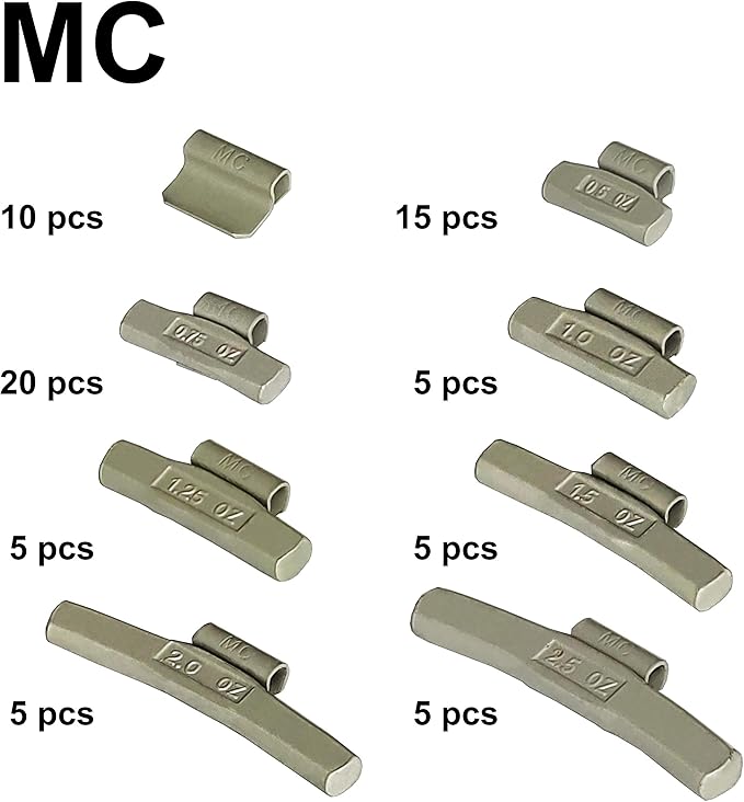 MC-M70 Wheel Weight Kit MC Style 70pcs/kit