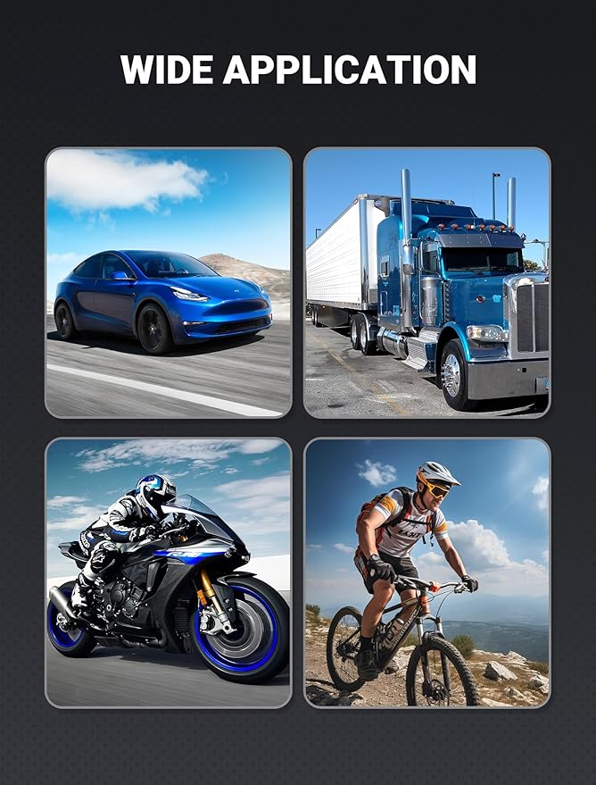 Heavy Duty Locking Tire Chuck Set, 1/4" Female NPT Screw On Air Chuck w/Tire Inflator Nozzle & Pressure Release Button, Quick Connect Tire Inflator Clip Adapter for Air Compressor Guage Pump