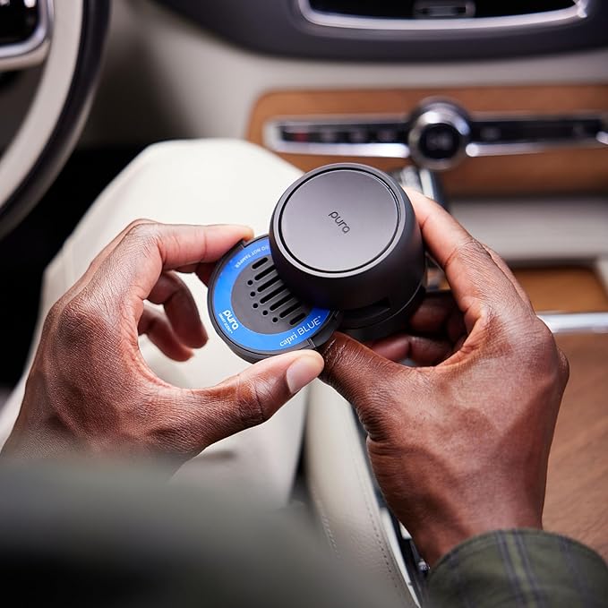 Pura and Studio McGee - Fragrance for Car Diffuser - Clean & Safe Luxury Scent Refill - Long-Lasting for 30 Days of Aroma - Must-Have Accessory - Sea Salt Driftwood