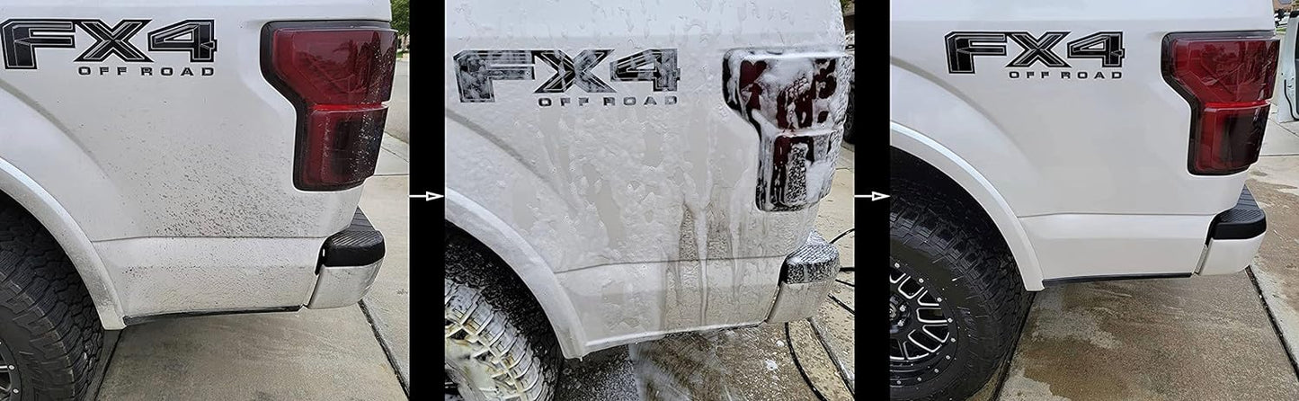 Wash Chems Pro 50 Touchless Car Wash Detergent Soap Concentrate (32 oz) No Brushing, Commercial Grade Professional Auto Foam Cleaner (Biodegradable) Also Great for Trucks & Tractors