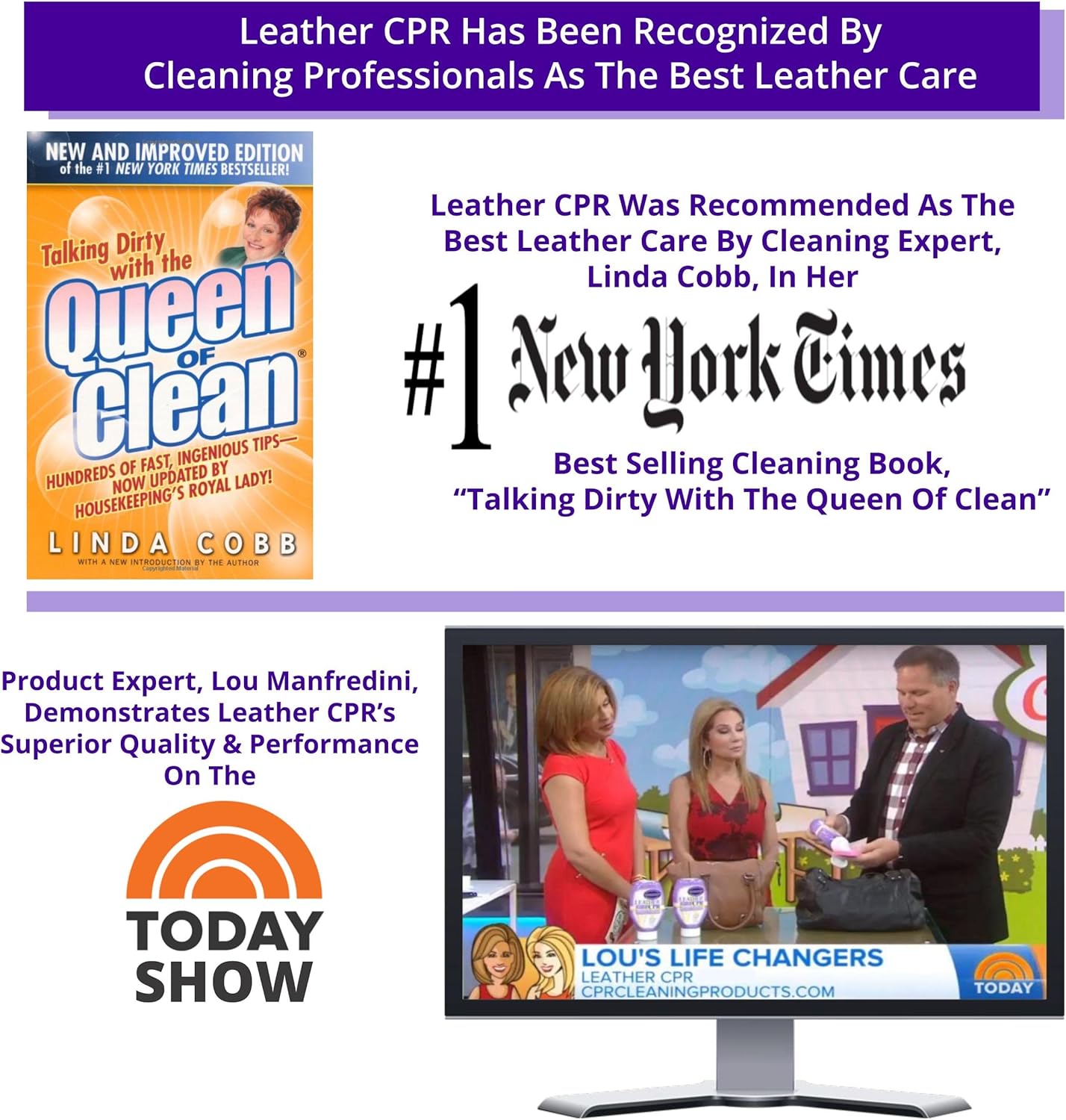 Leather CPR Microfiber Applicator Sponge & 2pcs 16in Towels - Use for Applying Conditioner and Cleaner to Car Interiors and Furniture