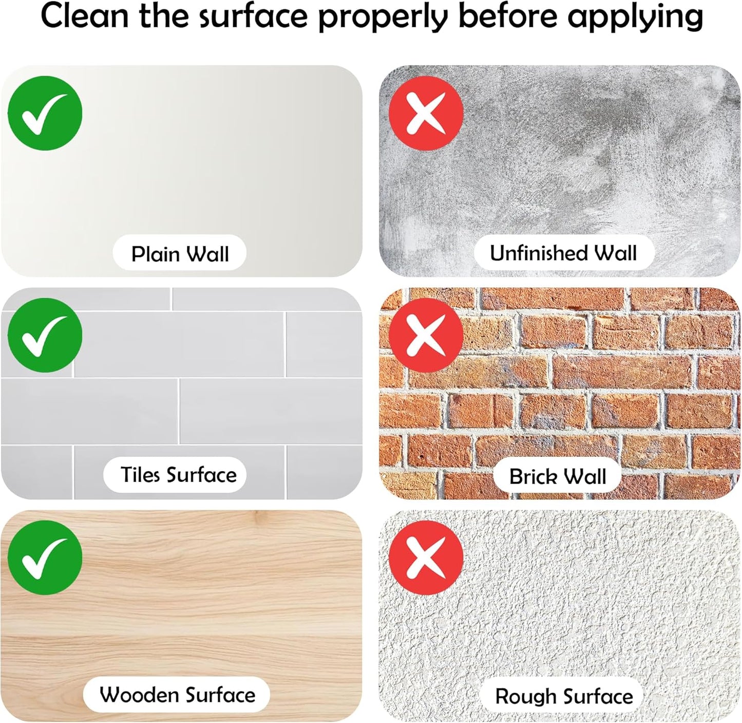 RUBBER BOND Garage Wall Protectors 8 Pack - 4x15 Inches Strong Self-Adhesive Rubber Bumper Protectors for Garage Walls - Anti-Scratch and Waterproof (Black)