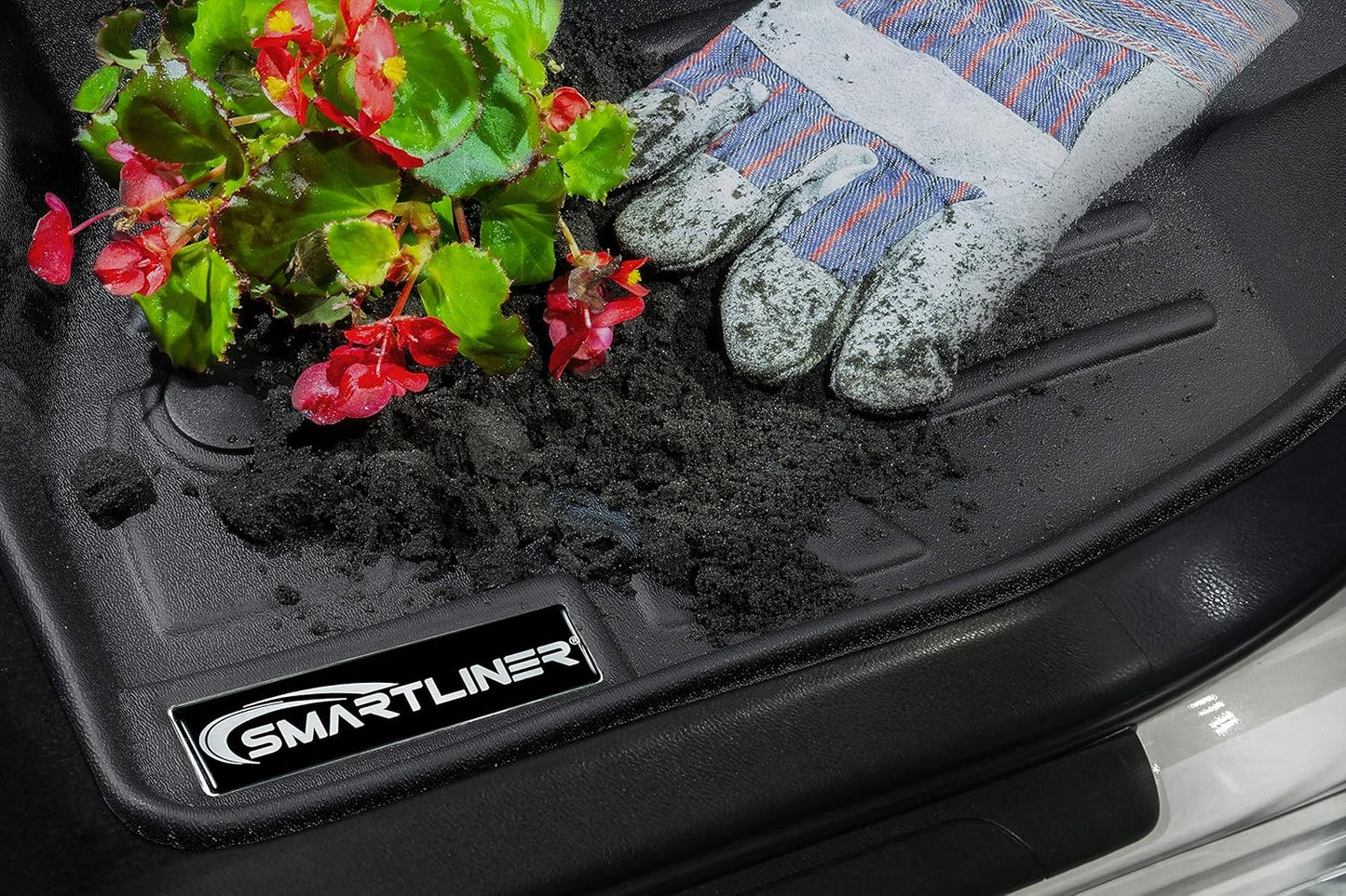 SMARTLINER Custom Fit Floor Mats 2 Row Liner Set for 2013-2016 Mercedes-Benz AMG GL 63