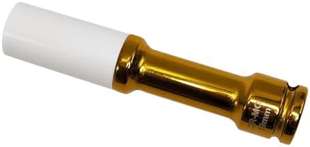 19mm 1/2" Extra-Long Thin Wall Wheel Protector Impact Deep Socket, Impact Drive Lug Nut Socket, Non-Marring Lug Nut Hand Repair Removal Tool