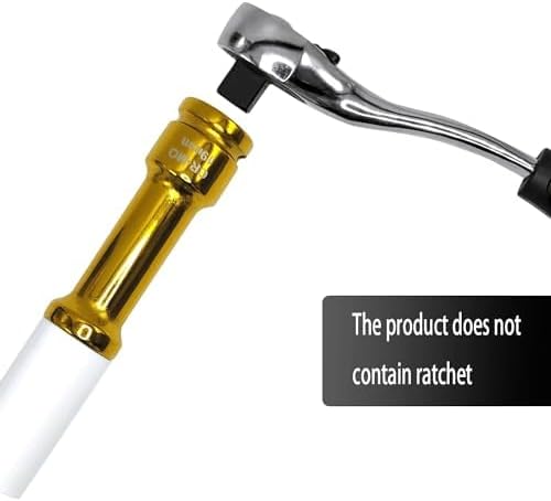 19mm 1/2" Extra-Long Thin Wall Wheel Protector Impact Deep Socket, Impact Drive Lug Nut Socket, Non-Marring Lug Nut Hand Repair Removal Tool