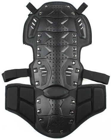 Motorcycle Full Body Armor Protective Jacket Guard ATV Motocross Gear Shirt (XXL, black)
