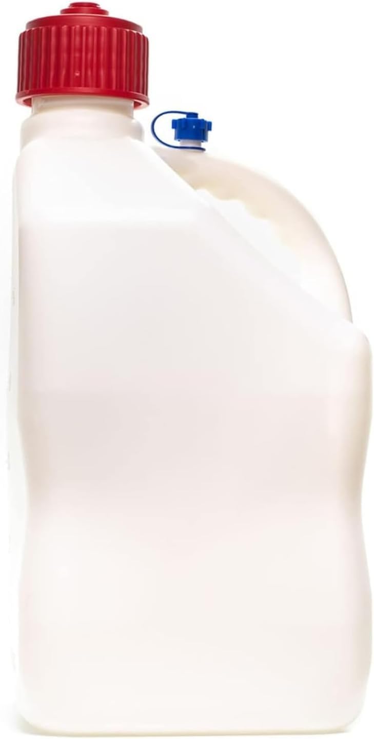 VP Racing Utility Container 5.5 Gallon - 4 Pack With 4 Deluxe Hoses and a Get Bent Hose Bender (Patriot, 4 Pack)