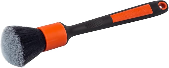 Maxshine Large Universal Red Ultra Soft ESS Detailing Brush – Professional Brush for Interior, Exterior, Leather Seats, Engine Bay & Wheels – Ever So Soft Premium Detailing Tool