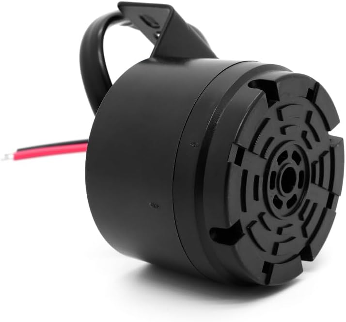 Universal 12-24V 100dB Waterproof Back-Up Alarm (Black-2 PCS)