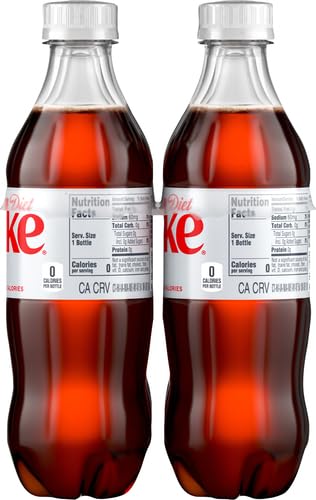Diet Coke Soda Soft Drink, 16.9 fl oz, 12 Pack