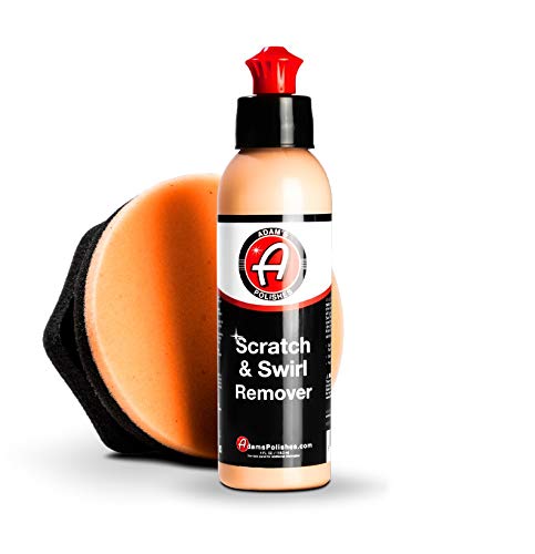Adam's Polishes Car Scratch & Swirl Remover Hand Correction System | Remove & Restore Paint Transfer, Minor Imperfections, & Oxidation | Paired with Orange Compound Correction Pad Applicator (4oz)
