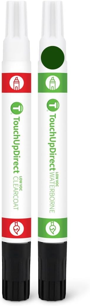TouchUpDirect 6V7 Army/Dark Green Compatible with Toyota Exact Match Touch Up Paint Combo - Essential Kit