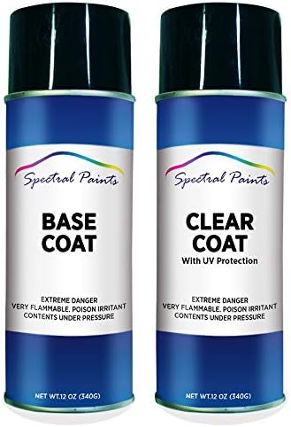 Spectral Paints Compatible/Replacement for GMC 8624 Olympic White - Aerosol Touch-Up Spray Paint & Clear Coat