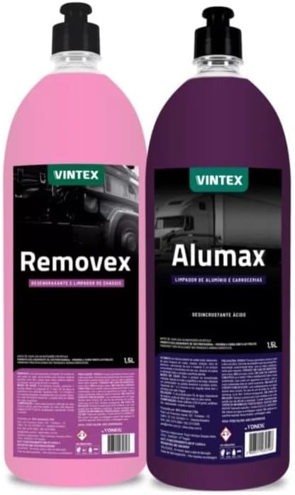 Kit V-Floc 500ml + V-Mol 500ml + Aluminum Cleaner 1.5L + Removex 1.5L + Microfiber Cloth