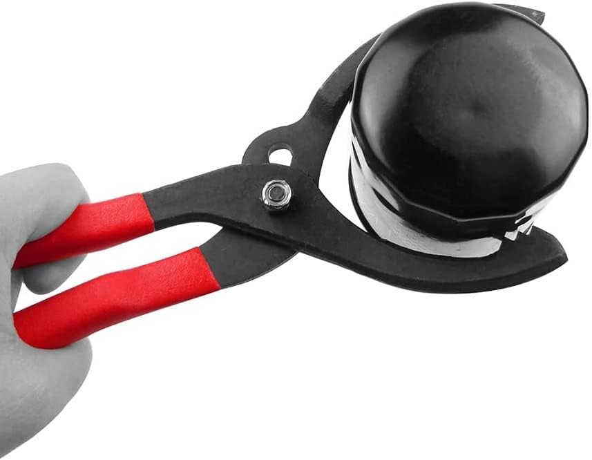 Oil Filter Wrench (L:12", Jaw Capacity: 60mm to 102mm), Automotive Oil Filter Removal Tool for Oil Change, Fuel Filter Wrench Plier (1 Set)