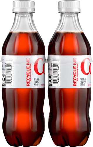 Diet Coke Soda Soft Drink, 16.9 fl oz, 12 Pack
