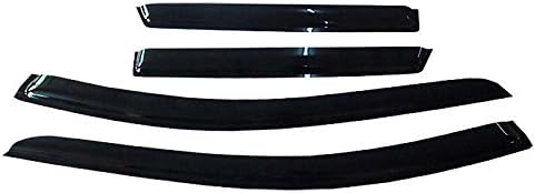 Wind Deflector Compatible with 2007-2014 Ford Edge/Lincoln MKX Smoke Sun/Rain Guard Window Visors 94141