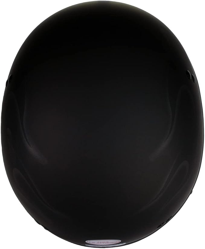 Hot Leathers Advanced Motorcycle DOT Skull Cap Classic Half Helmets Biker HLT