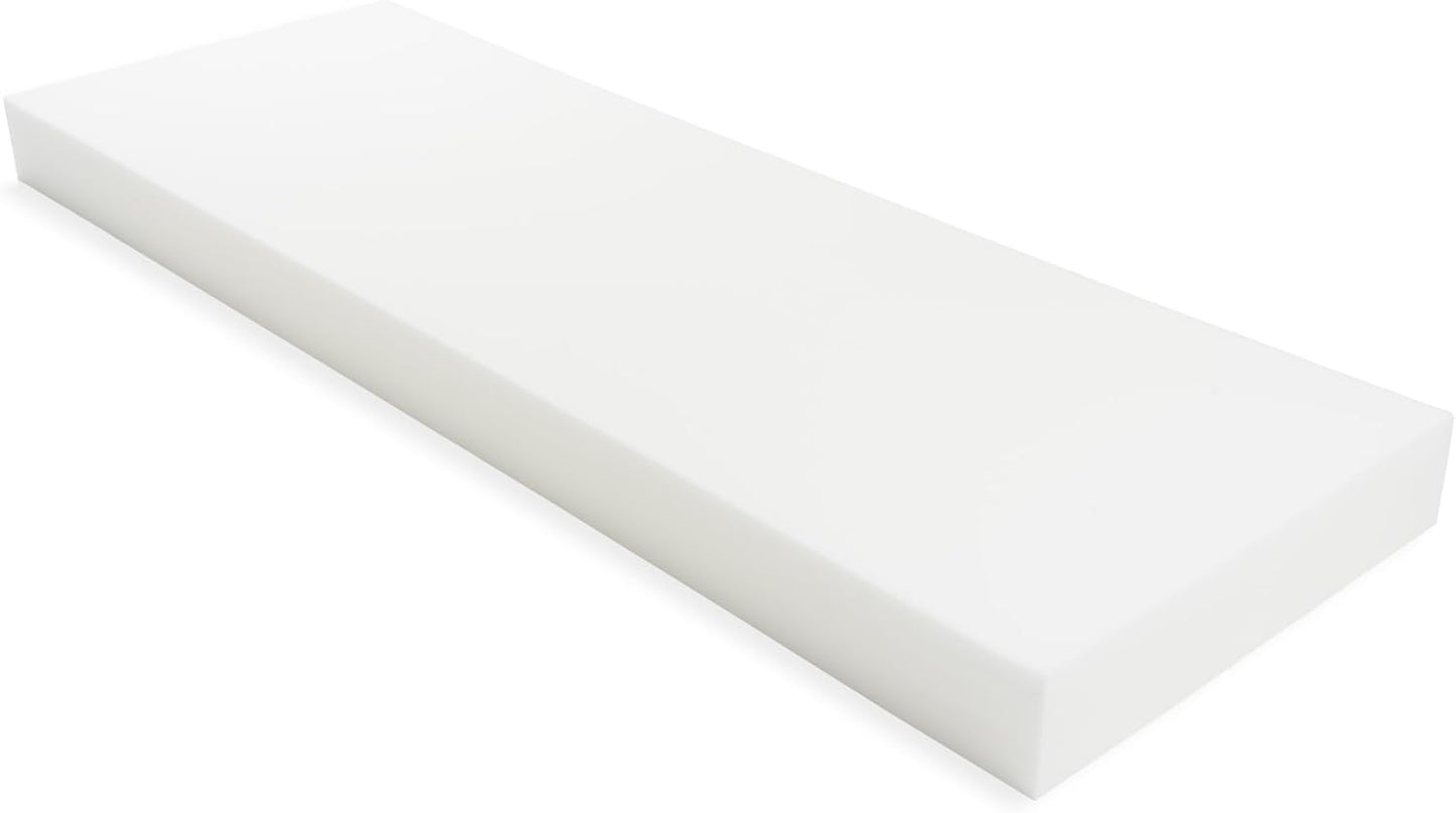 GoTo Foam 5" Height x 24" Width x 72" Length 36ILD (Semi-Firm) Upholstery Cushion Made in USA