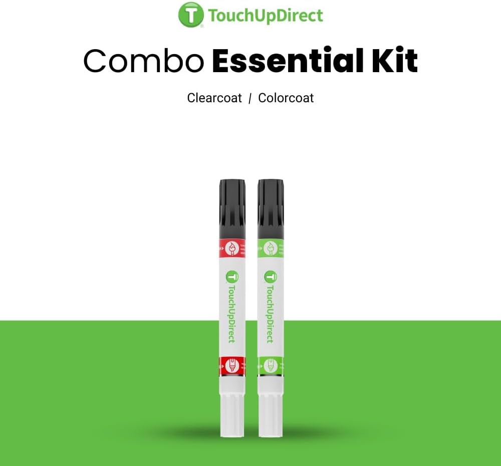 TouchUpDirect 8R5 Blue Mirage Metallic Compatible with Toyota Exact Match Touch Up Paint Combo - Essential Kit