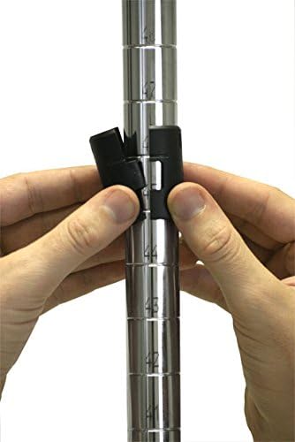 Omega 30" Deep x 72" Wide x 96" High 3 Tier Chrome Starter Shelving Unit