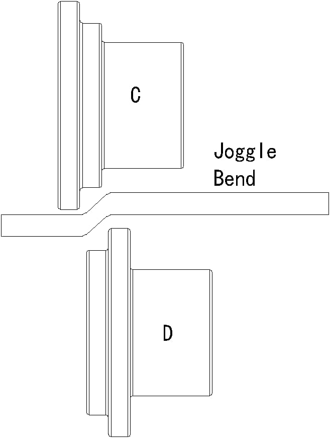 Bead Roller Offset and Tipping Metal Dies With Polyurethane Wheel