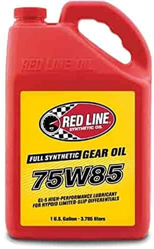Red Line 50105 75W85 GL-5 Full Synthetic Gear Oil for Hypoid Limited Slip Differentials - 1 Gallon (2 Pack)