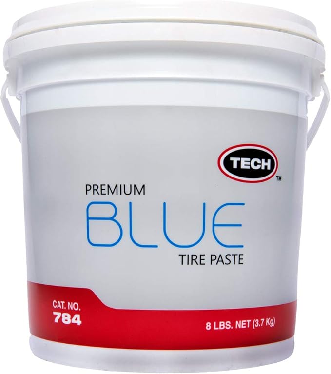 Premium Blue Tire Paste - Makes Mounting & Demounting Tires Easier | Perfect for Cars, Trucks, Motorcycles, ATV Tires and More, 8lbs.