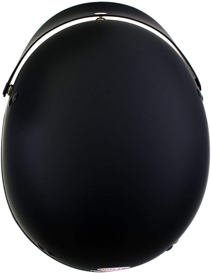 Hot Leathers Advanced Motorcycle DOT Skull Cap Classic Half Helmets Biker HLT