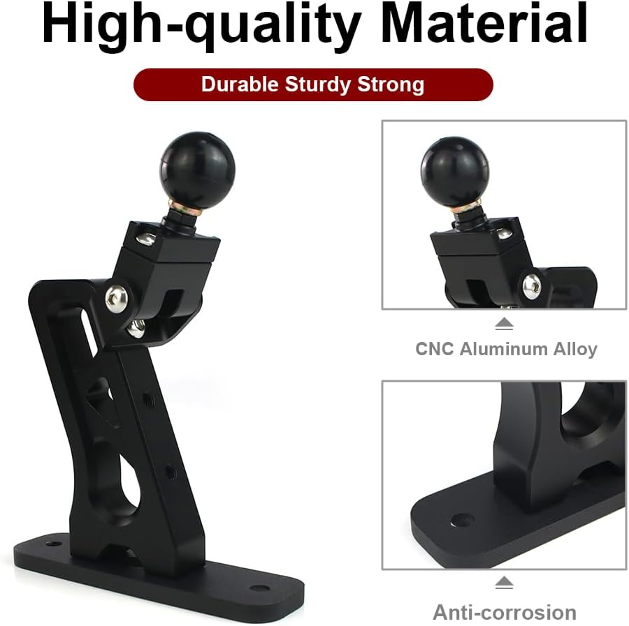 GPS Mount Bracket Fit for 2015-2024 Slingshot Base/GT LE/S/SL/SL LE/SLR/SLR LE/R/R LE, Compatible with RAM Ball Navigator Bracket