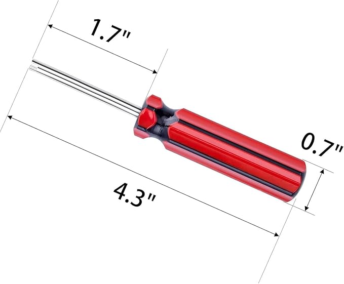 20Pcs Car Screwdriver Valve Core Car Motorcycle Truck Bike Screwdriver Valve Stem Remover Tire Core Repair Install Tool