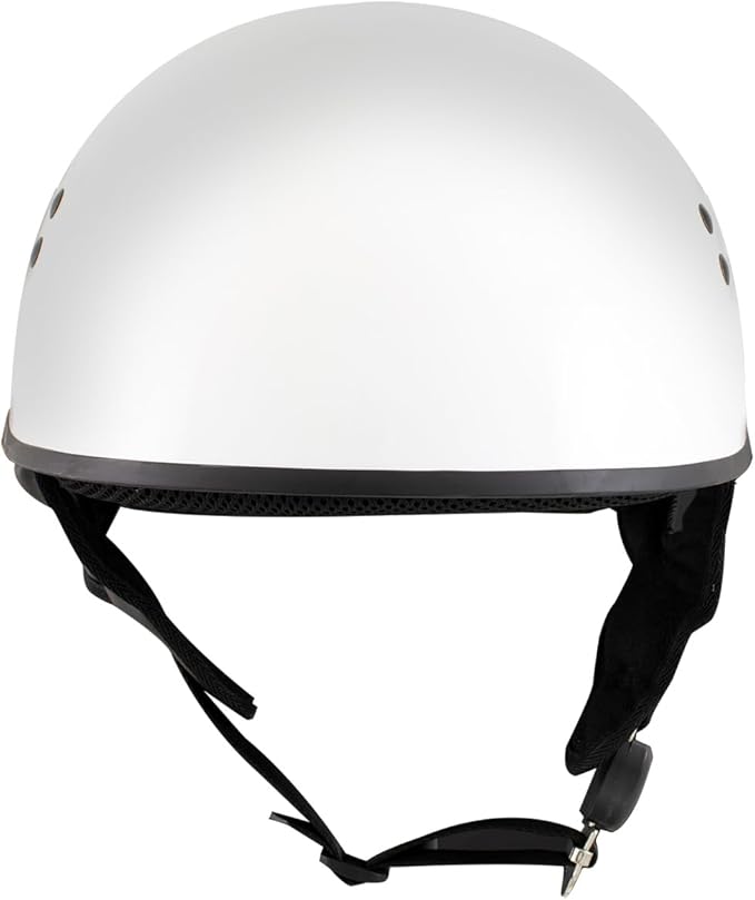 Hot Leathers Advanced Motorcycle DOT Skull Cap Classic Half Helmets Biker HLT