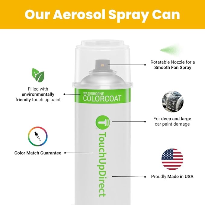 TouchUpDirect HX Antimatter Blue Compatible with Ford Exact Match Touch Up Paint Aerosol - Preferred Kit
