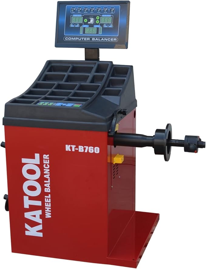 KATOOL Tire Changer Machine KT800 Wheel Balancer KT-B760(Automatic Measurement Ruler) 2.0HP Motor Auto Repair Tire Changer