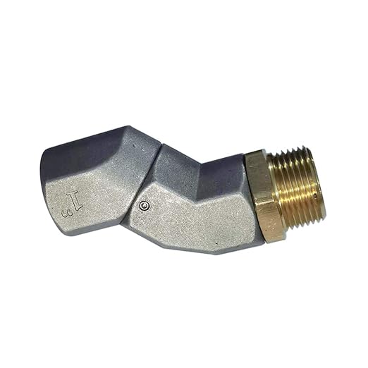 1 Inch NPT Fuel Hose Swivel 360 Rotating Connector for Fuel Nozzle Multi Plane Fuel Plane Swivel