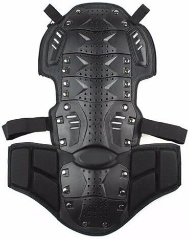 Motorcycle Full Body Armor Protective Jacket Guard ATV Motocross Gear Shirt Black Size XL