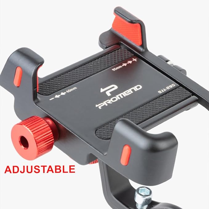 Quick Release Bike Phone Mount Holder, Aluminum Alloy Motorcycle Phone Mount, 360° Rotation, Universal Bicycle Phone Mount for 4.5-7 Inch Phones