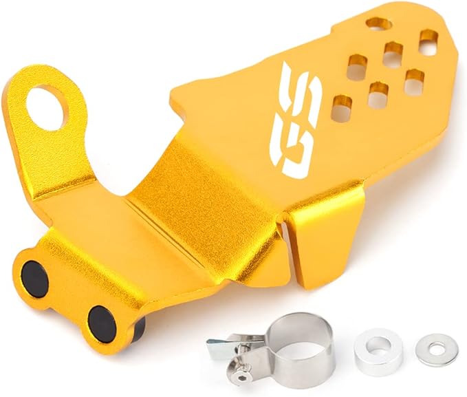 Modeer for R1200 R1250 GS Adventure R1250GS HP -2024 Motorcycle Sidestand Side Stand Switch Protector Guard Cover Cap R 1200 1250 GSA R1250GSA R1200GS adv R1250R R1250RS R1200R R1200RS (Gold)