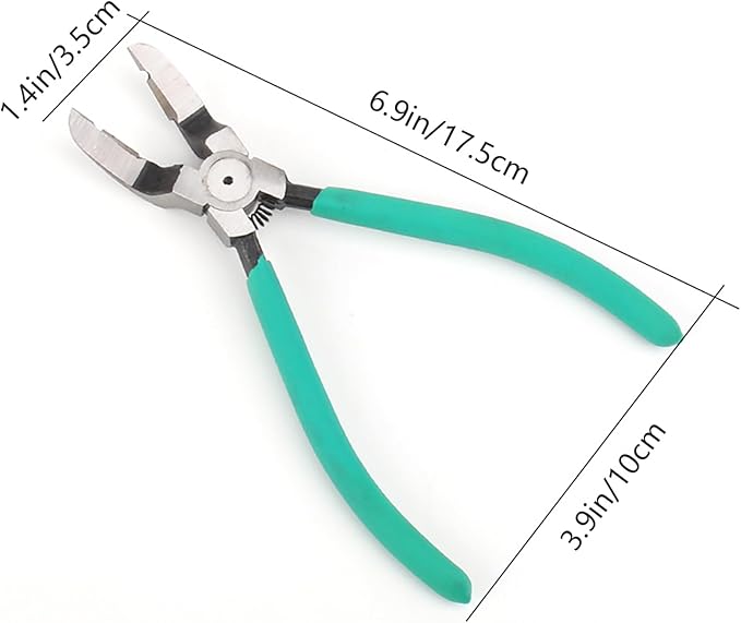 Multifunctional V-Type Automotive Clip Pliers - Heavy-Duty Carbon Steel Tool for Prying, Pulling & Gripping - Heat-Treated Blade, Universal Car Fastener Removal & Installation