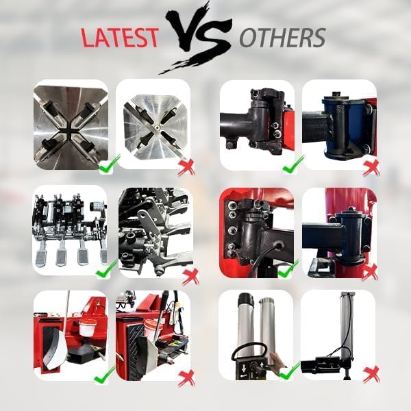 KATOOL 2.0HP Tire Machine Combo Double Assit Tire Changer Machine with Wheel Balancer Machine (830+760)