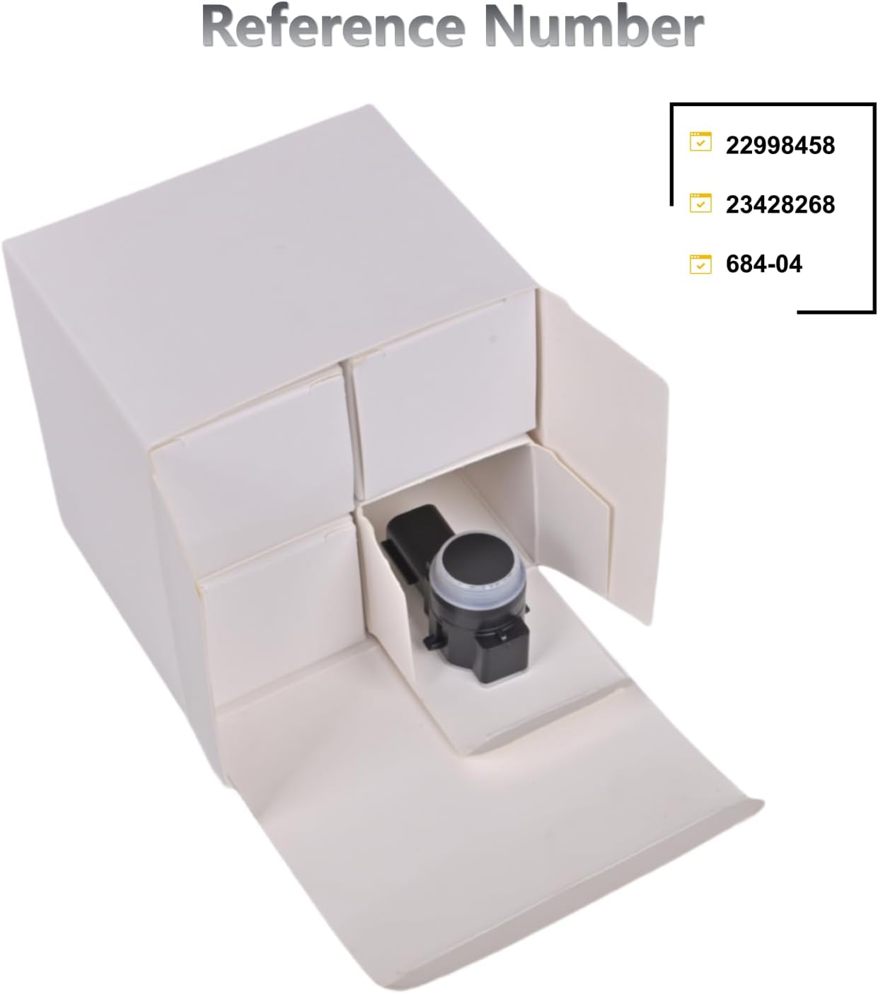 Parking Aid Sensor Fit for 2017-2019 Enclave/Encore Backup Sensor 2014-2019 Cadillac CTS/XTS/Escalade Chevy Silverado/Suburban 2015-2019 GMC Sierra Yukon PDC Parking Sensor Replace#23428268