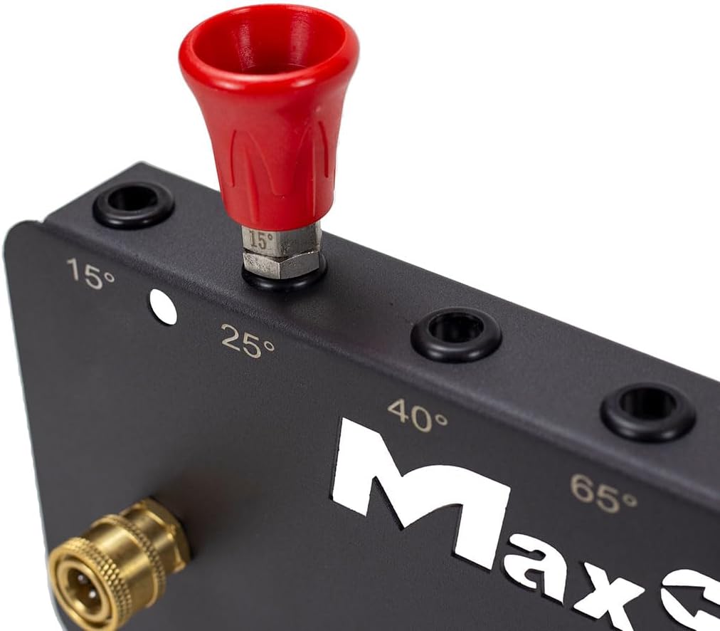 Maxshine Universal Foam Cannon Holder – Compatible with 1/4" Quick Connect – Wall-Mounted Organizer for Garage & Mobile Detailing – Holds Foam Cannons & Accessories – Metal Rack